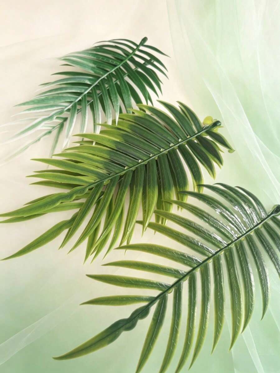 50/20pcs Dual-Color Random Mixed Artificial Plastic Water Plant Leaves, Flat Greenery Foliage, Suitable For Tank Garden Decor, Home Room Dining Table Kitchen Decoration, Wall Wedding Party Props, Indoor Outdoor Yard Display, All-Season Handmade Decoration