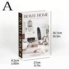 1/3件裝居家時尚仿真書裝飾品,奢華裝飾書,客廳裝飾,家居裝飾,咖啡桌書,現代時尚裝飾書,可堆疊展示書,酒店裝飾,禮物 - 裝飾書 - 查看 10