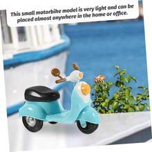 Mini Motorcycle Model For Dollhouse, Plastic Realistic Doll Car, Cute Collectible Ornament, Suitable For Children And Adults, Gift For Vehicle Enthusiasts - Multicolor - View 7