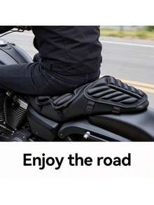 Motorcycle Seat Cushion Front And Rear Comfortable Pad, Universal Shock-Absorbing Breathable Anti-Slip Lycra Material, Suitable For Motorcycles And Scooters, Motorcycle Essential - A - View 2