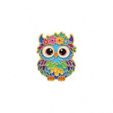 1/9pcs Cute Cartoon Colorful Bird Lapel Enamel Pins And Brooches Badge Pins For Backpacks Bags Backpack Cool Decoration Friend For Gift - Multicolor - View 17
