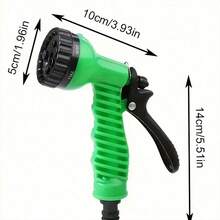 Expandable Garden Hose, Durable Waterproof Soft Hose, Magic Garden Hose With Triple Expansion Function, Equipped With Spray Gun And 7-Way Adjustable Nozzle - Black - View 5