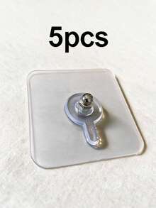 Reusable Invisible Seamless No-Drill Adhesive Hooks For Home Kitchen Screw Mounting - A - View 13