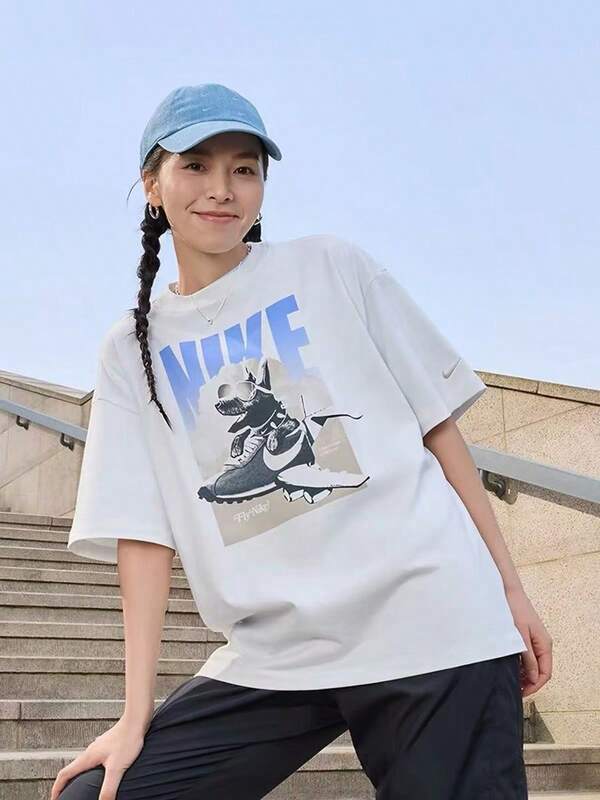 Nike Sportswear 女子短袖純棉時尚百搭舒適簡約輕盈休閒T卹