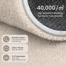 Sour Lemon Carpet Rugs Living Room Large 120 X 170, Rugs For Bedroom, Washable Area Rugs, Anti Slip Fluffy Rug Shaggy Large Grey Rug Carpets, Extra Large Rugs For Living Room BedRoom, Home Decor - Sand - View 4