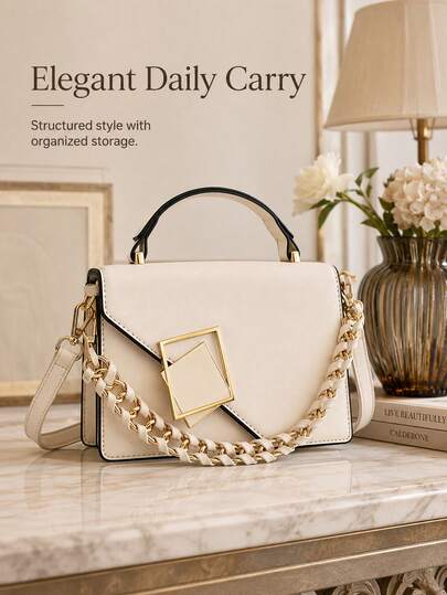 Elegant Crossbody Bag With Wide Interior Capacity Solid Color Bolsas For  Teens Anti-Scratch Perfect For Daily Walking Bags For Women