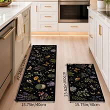 1pc Polyester Kitchen Drain Mat, Non-Slip Absorbent Quick-Dry Floor Mat, Kitchen Sink Countertop Mat, Home Door Mat, Living Room Bedroom Bathroom Decorative Mat, Pet Mat, Holiday Home Gift - Multicolor - View 11