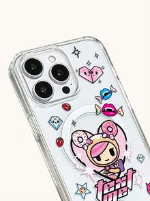 tokidoki Custodia trasparente per telefono da donna, compatibile con ricarica magnetica senza fili, compatibile con telefoni Apple, stile regalo per le vacanze, stile estivo, antiscivolo, antiurto, anti-impronte, compatibile con Galaxy S22, S23, S24 Plus, S25, S26 Ultra, adatto per Phone 17, 17 Air, 17 Pro, 17 Pro Max, 12, 13, 14, 15, 16 Pro, 16 Pro Max, 14 Plus, 15 Plus, 16 Plus, 16 Pro - Trasparente - Visualizzare 8