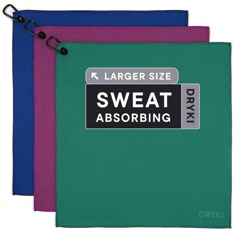 Pocket-Sized Sweat Towels - Sweat Absorbing Handkerchiefs - Quick-Dry Microfiber Sweat Rags Face, Hands, Body - Men Women - Gym And Work (Summit - Summit - View 1