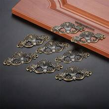 Antique Bronze 8pcs Wooden Jewelry Box Decorative Protector - Album Embellishment Scrapbook Corner Protection Guard Cover Brackets - Vintage Style - View 4