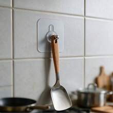 Reusable Invisible Seamless No-Drill Adhesive Hooks For Home Kitchen Screw Mounting - A - View 6