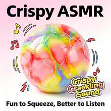 Squishy Best-Selling Handmade Crispy Shell Stress Relief Squeeze Ball, Highly Attractive Slow Rebound Wax Skin Venting Ball [Random Color] - Multicolor - View 4