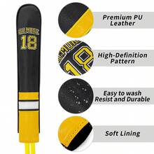 1pc Golf Alignment Stick Cover - Protective Guidance Equipment For Golf Enthusiasts And Daily Practice Players | Perfect For Course And Training Sessions - Multicolor - View 10