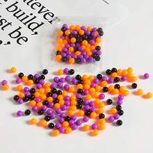 20g/Pack 6mm Halloween Decorative Round Beads For DIY Cream Glue Phone Case & Hair Clip Accessories‌ - Multicolor - View 4