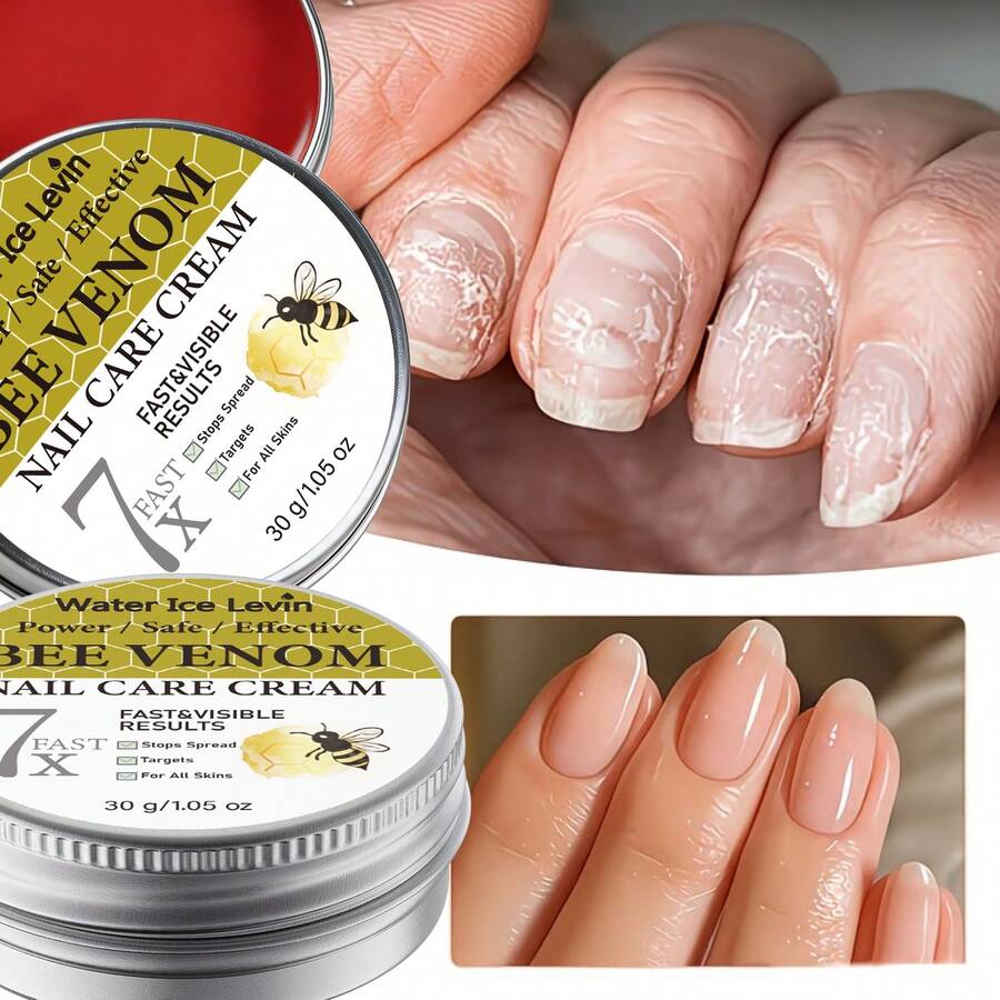 Bee Venom Nail Cream, Care For Toenails And Fingernails, Smooth And Harden Nails, Easy To Use, Suitable For All Skin Types, Suitable For All Nail Types - 30g - View 1