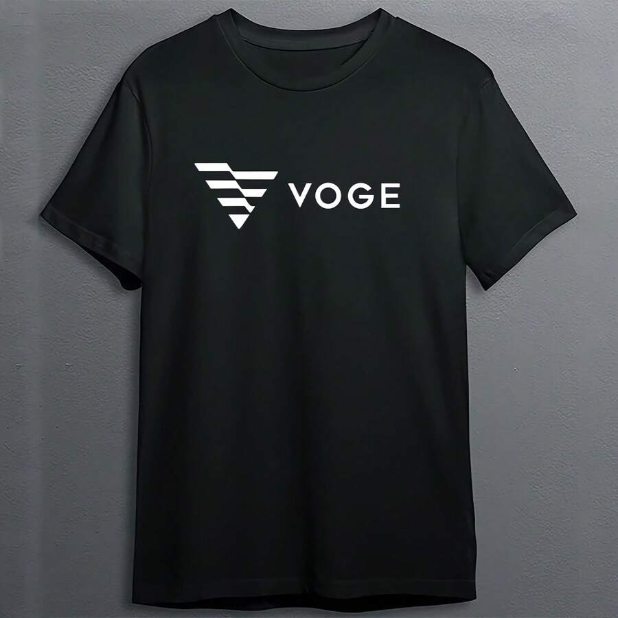 New VOGE Motorcycle Racing Rider Graphic Premium Cotton T Shirt Casual Outdoor Street Riding Breathable Comfortable Sports Top - 款式 - 查看 1