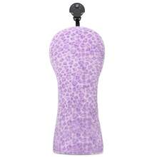 1pc Purple Plush Leopard Print Golf Club Head Cover, Suitable For Driver, Fairway Wood And Hybrid Clubs, Unisex Design, Durable And Stylish Golf Club Protection Cover - Multicolor - View 13