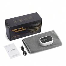 Hailicare 無線 360° 氣壓小腿按摩器，附加熱功能，電動氣壓腿部按摩帶，3 種模式，3 段加熱，放鬆足部和小腿肌肉，促進血液循環 - 灰色 - 查看 13