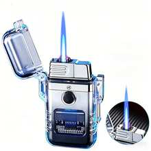 Transparent Windproof Torch Igniter, Complete Lighter Accessory Set - View 1