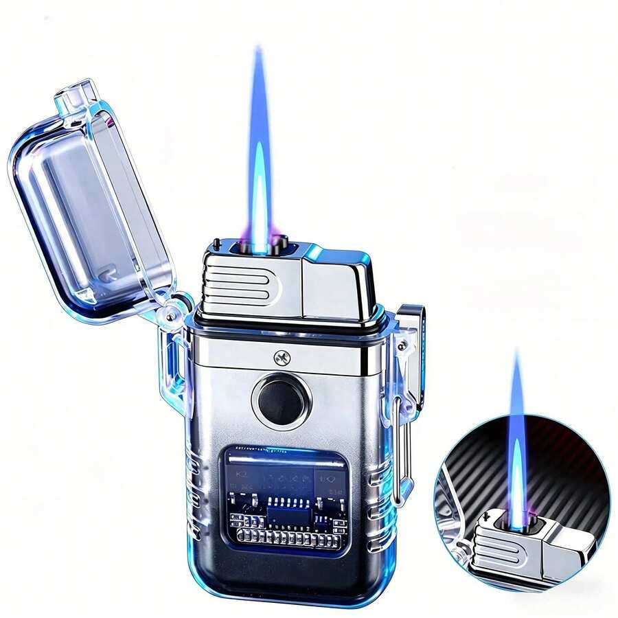 Transparent Windproof Torch Igniter, Complete Lighter Accessory Set - View 1