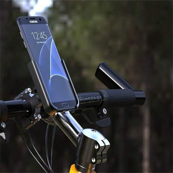 Aluminum Alloy Motorcycle Phone Holder, Anti-Shake Bicycle Phone Mount, Adjustable Universal Riding Navigation Bracket, Suitable For Electric Scooter, Bicycle, Motorcycle