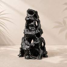 Volcanic Rock Tower Reptile Decor, Terrarium Landscape Ornament, Climbing & Hiding Habitat For Geckos, Lizards, Snakes, Frogs & Spiders - View 1