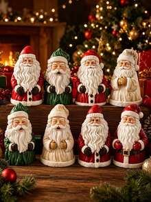 Resin Silicone Mold White Beard Santa Claus Silicone Candle Mold Creative Christmas Candle Making Tool, Perfect For Adding Warm Atmosphere To Holiday Parties And Gifts - Santa Claus Mold - View 5