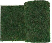 Byher Dried Moss Table Runner For Party Garden Decoration , Dark Green (14cm X 130cm ( 5.5" X 51" )) - ColorA - View 2