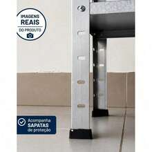 Estante Prateleira De Aço Galvanizado 6 Prateleiras180x60x28 - Visão 4