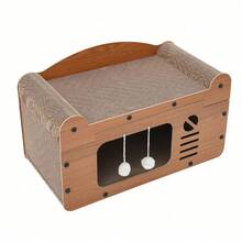 YUNRUX Cat House, Cat Bed With Scratching Post, Cat House With Play Balls - 1PC - 查看 6