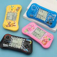 1pc Kids Electronic Building Block Elimination Game Console, Educational Early Learning Thinking Puzzle Toy, Portable Push-And-Play Toy Gift For Boys, Girls And Students - 彩色 - 查看 11