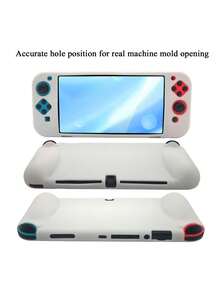 Protective Case Compatible With Switch OLED, Anti-Drop Anti-Dust Anti-Scratch Anti-Slip Design, Ergonomic Grip For Long-Term Comfort And Enhanced Gaming Experience - View 11