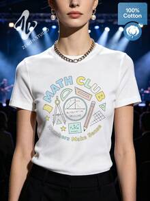 Women T-Shirts - 白色 - 查看 3
