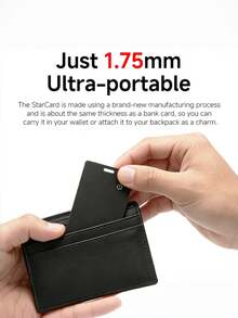 New MFi Certified Smart Tracking Card, NFC Supported, Compatible With "Find My", Suitable For Wallet, Keys, Luggage, Backpack, Etc., Anti-Loss Device & Pet Locator, Unlimited Distance Tracking - Multicolor - View 6