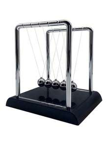 Newton's Cradle Balance Balls, Black Base Balls, Fun Science Physics Learning Accessory, Anxiety Relief Set, Stress Relief Desktop Toy, Office Home Decor - Birthday, Christmas, Party Gift - Multicolor - View 6