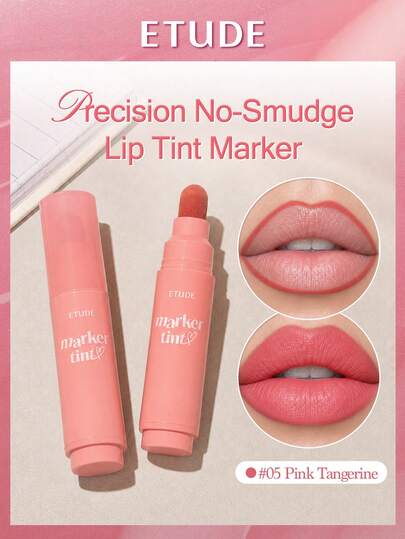 ETUDE Love Mark Matte Lip Liner, Smudge-Proof Waterproof, Creamy Texture, Suitable For Lip Contouring And Lip Shaping, Daily Essential