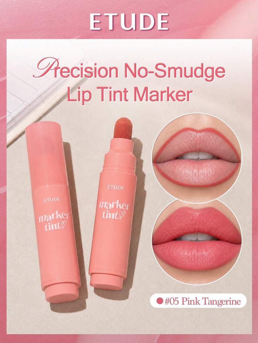 ETUDE Love Mark Matte Lip Liner, Smudge-Proof Waterproof, Creamy Texture, Suitable For Lip Contouring And Lip Shaping, Daily Essential