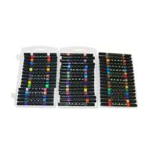 48pcs/36pcs/24pcs/12pcs Dual Tip Metal Pen Fine Point Brush Set, Suitable For Adult Coloring Painting Supplies, Metallic Glitter Pen, Dual Tip Marker Set, Suitable For Journaling, Art Crafts - Double-ended Flashing Marker - View 10