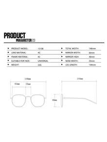 1PC Women's New Square Frame Retro Artistic Textured Sunglasses, Daily Casual Street Commute Driving Travel Beach Vacation Photography Versatile Fashion Accessory - Multicolor - View 10