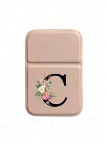 Mini Pink Foldable Portable Makeup Mirror, A-Z Letter Pattern, Standing Makeup Mirror, Travel Mirror, Beauty Product, Desktop Makeup Mirror, Rectangular Desktop Portable Makeup Mirror - Multicolor - View 24