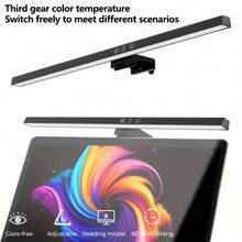 USB Powered RGB Monitor Screen Light Bar, Dimmable Eye-Care Computer Screen Hanging Lamp, Adjustable Brightness Color Temperature LED Monitor Light, Gaming Working Studying Reading Desk Decor Light For PC Laptop Office Home - one-size - View 3