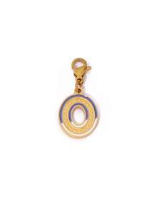 1pc Stainless Steel Enamel Initial Letter Pendant With Lobster Clasp 18K Gold Plated Letter Charms For DIY Jewelry Making Accessories - Pendant - View 34