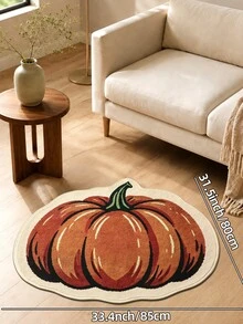DAJIANG 1pc Pumpkin Welcome Doormat, Outdoor Rug, Hallway Rug, Area Rug, TPR Backing Non-Slip Floor Mat, Suitable For Bathroom, Indoor, Hallway, Bedroom, Living Room, Bedside, Machine Washable And Easy To Clean, Entryway Mat, Home Decor - Multicolor - View 13