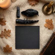 Crow Bookend, Decorative Branch Crow Bookshelf Decor, Gothic Home Office Desk Decoration, Unique Bookend For Book Lovers, Sturdy Plastic Black Crow Statue - A - View 6