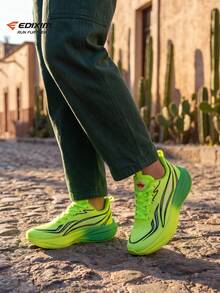 Women's 2026 Summer New Mesh Breathable Running Shoes, Soft Sole Jump Rope Shoes, Shock-Absorbing Road Running Shoes - Green - View 2