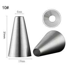 12 Sizes Round Hole Cake Decorating Piping Tips Line Cupcake Decoration Small Piping Tips - Multicolor - View 12