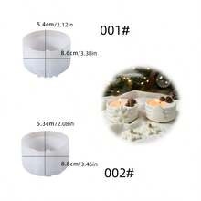 SILIKE LUFEI DIY Resin Mold Christmas Storage Box Silicone Mold Snowflake Christmas Tree Plaster Candle Cup - Christmas Molds - View 2