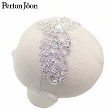 Perlon Joon 1PC DIY Welding Crystal Patch Rhinestone Applique Trim Neckline For The Bride's Wedding Dress Hand Sewing Clothing Accessories YL006 - YL006 - View 6