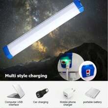 30cm USB Rechargeable LED Emergency Light Tube - Star - View 1