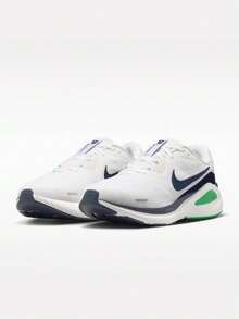 Men's NIKE STRUCTURE 26 Running Shoes Low-Top HJ1102-108 - Blue and White - View 4